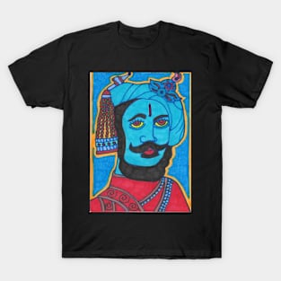 Blue Man with Turban T-Shirt